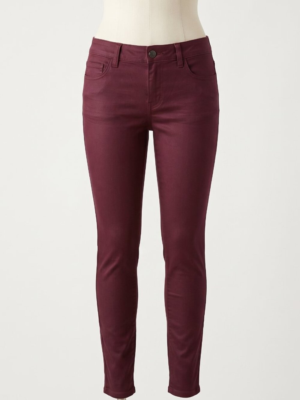 NWT American Eagle Burgundy Super Stretch Jeggings Size 12 Regular